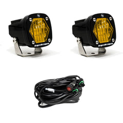 Baja Designs S1 Black LED Auxiliary Light Pod Pair 387815