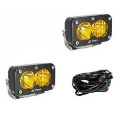 Baja Designs S2 Pro Black LED Auxiliary Light Pod Pair 487813