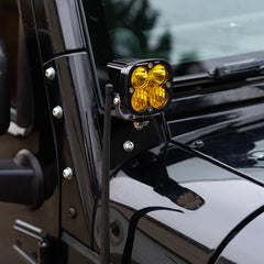 Baja Designs Squadron Pro Black LED Auxiliary Light Pod Pair 497806