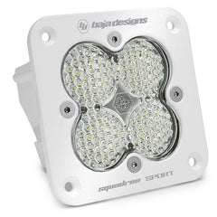 Baja Designs Squadron Sport White Flush Mount LED Auxiliary Light Pod 551006WT