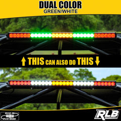 RLB Motorsports 2016-2018 Polaris RZR XP1000/ XP1000 Turbo Chase Light - (GREEN/WHITE)