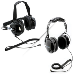 Rugged Listen Only Headsets with 3.5 mm Mono Audio Cable - H20 Over-the-Head