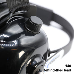 Rugged Listen Only Headsets with 3.5 mm Mono Audio Cable - H20 Over-the-Head