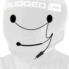 Rugged 4C IMSA Wired Helmet Kit with Speakers and Mic