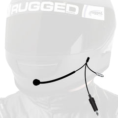 Rugged 4C IMSA Wired Straight Cord Helmet Kit with Mic and 3.5mm Jack