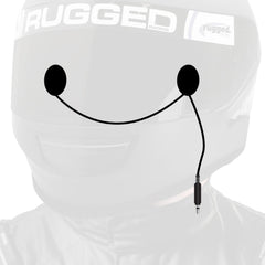 Rugged In-Helmet Speakers with 3.5mm Plug - Stereo / Standard