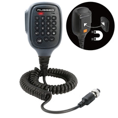 Rugged Hand Mic for G1 Mobile Radio with Scosche MagicMount