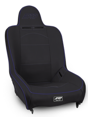 PRP Premier High Back Suspension Seat; Black & Purple Vinyl A100110-201-M