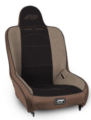 PRP Premier High Back Suspension Seat; Tan and Black Tweed A100110-64