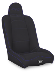 PRP Daily Driver High Back Suspension Seat; Black & Purple Vinyl A140110-201-M