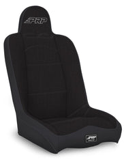 PRP Daily Driver High Back Suspension Seat; All Black A140110-50