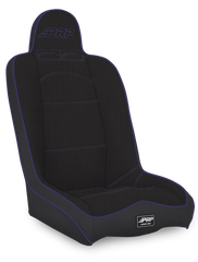 PRP Daily Driver High Back Suspension Seat; Black & Purple Tweed A140110-50-M