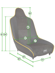 PRP Roadster High Back 4" Extra Tall Suspension Seat A150310
