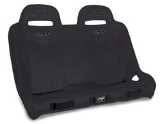PRP RST Quick Release Rear Suspension Bench Seat for Polaris RZR PRO XP4, PRO R4, Turbo R4, Black A4901-PORXP-QR-201