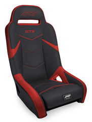 PRP GT3 Rear Suspension Seat, Black and Red A7308-237
