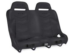 PRP GT3 Quick Release Rear Suspension Bench Seat for Polaris RZR PRO XP4, PRO R4, Turbo R4, Black A74-PORXP-QR-201
