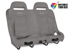 PRP GT3 Quick Release Rear Suspension Bench Seat for Polaris RZR PRO XP4, PRO R4, Turbo R4 - Custom A74-PORXP-QR