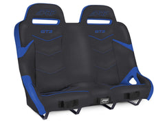 PRP GT3 Quick Release Rear Suspension Bench Seat for Polaris RZR PRO XP4, PRO R4, Turbo R4, Black & Blue A74-PORXP-QR-V