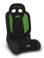 PRP EnduroDaily Reclining Suspension Seat, Black & Green Tweed, Driver A8701044-50-W