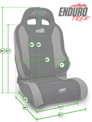 PRP EnduroTrek Reclining Suspension Seat, Driver A8901044