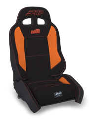 PRP EnduroCrawl Reclining Suspension Seat, Black & Orange Tweed, Passenger A9001045-50-207