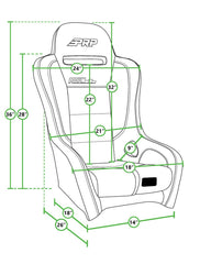 PRP Podium Elite Suspension Seat A9101