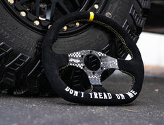 PRP Don't Tread on Me Comp-R Suede Steering Wheel (D-Shaped) G248-TR