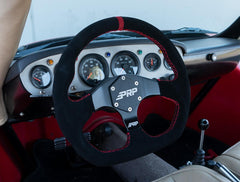 PRP Comp-R Suede Steering Wheel, Red G253