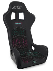 PRP Shreddy Edition Alpha Composite Seat, Extra Wide, Cracked Black SHRDYA3902-05