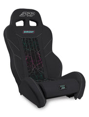 PRP Shreddy Edition XCR Suspension Seat, Cracked Black SHRDYA8001-PORXP-05
