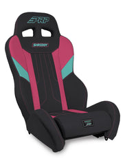 PRP Shreddy Edition XCR Suspension Seat, Black, Pink and Teal SHRDYA8001-PORXP-08