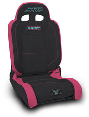 PRP Shreddy Edition EnduroDaily Reclining Suspension Seat, Black, Pink and Teal, Passenger SHRDYA8701045-08