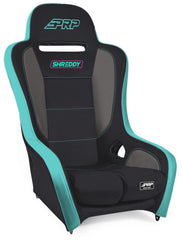 PRP Shreddy Podium Suspension Seat; Black and Teal SHRDYA9101-01