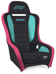 PRP Shreddy Podium Suspension Seat; Black, Pink and Teal SHRDYA9101-02