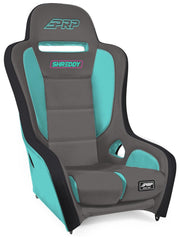 PRP Shreddy Podium Suspension Seat; Grey and Teal SHRDYA9101-04