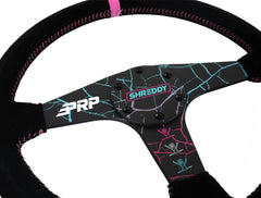 PRP X Shreddy Cracked Steering Wheel, Flat SHRDYG255