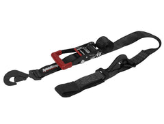 SpeedStrap Ratchet 2 in. x 10 ft. Tie Down w/ Twisted Snap Hooks and Axle Strap (Black) 27011