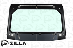 Black Vented KRX Full Glass Windshield with Wiper