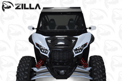 Black Vented KRX Full Glass Windshield with Wiper