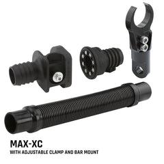 Rugged MAC-XC Magnetic Quick-Release for Helmet Air Pumper - with 1.25  Bar Mount