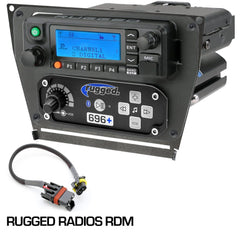 Rugged Polaris RZR PRO XP RZR Turbo R and RZR PRO R Dash Mount Radio and Intercom - Rugged M1/G1/G4/RM45/RM60/GMR45 with Switch Holes