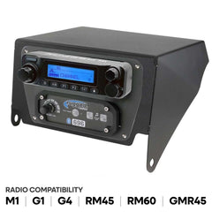 Rugged Can-Am X3 Multi-Mount Kit - Top Mount - for Rugged UTV Intercoms and Radios - Rugged M1/G1/G4/RM45/RM60/GMR45 with Switch Holes