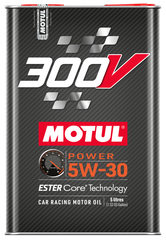 Motul 300V POWER 5W-30 4X5L Engine Oil 110815