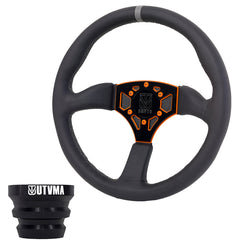 Octane Leather Steering Wheel With Hub - UTVMA