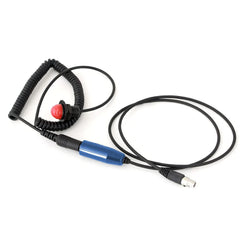 Rugged Quick Disconnect Push to Talk Buttons - Velcro Mount Quick Disconnect PTT
