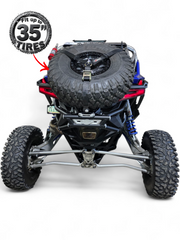 Elektric Offroad 2022+ Polaris RZR Pro R Amp Rear Tire Rack Rear Bumper Combo