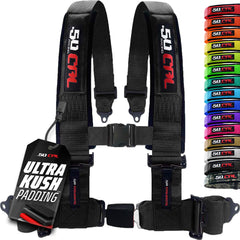 Pro Series 4 point Harness with push button release 2" & 3" available