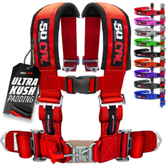 Pro Series 3" 4 point Harness Seat Belt 50 Caliber Racing