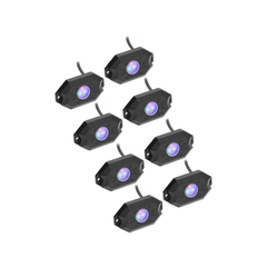 LED Rock Light Kit 8 Piece - AJK Offroad