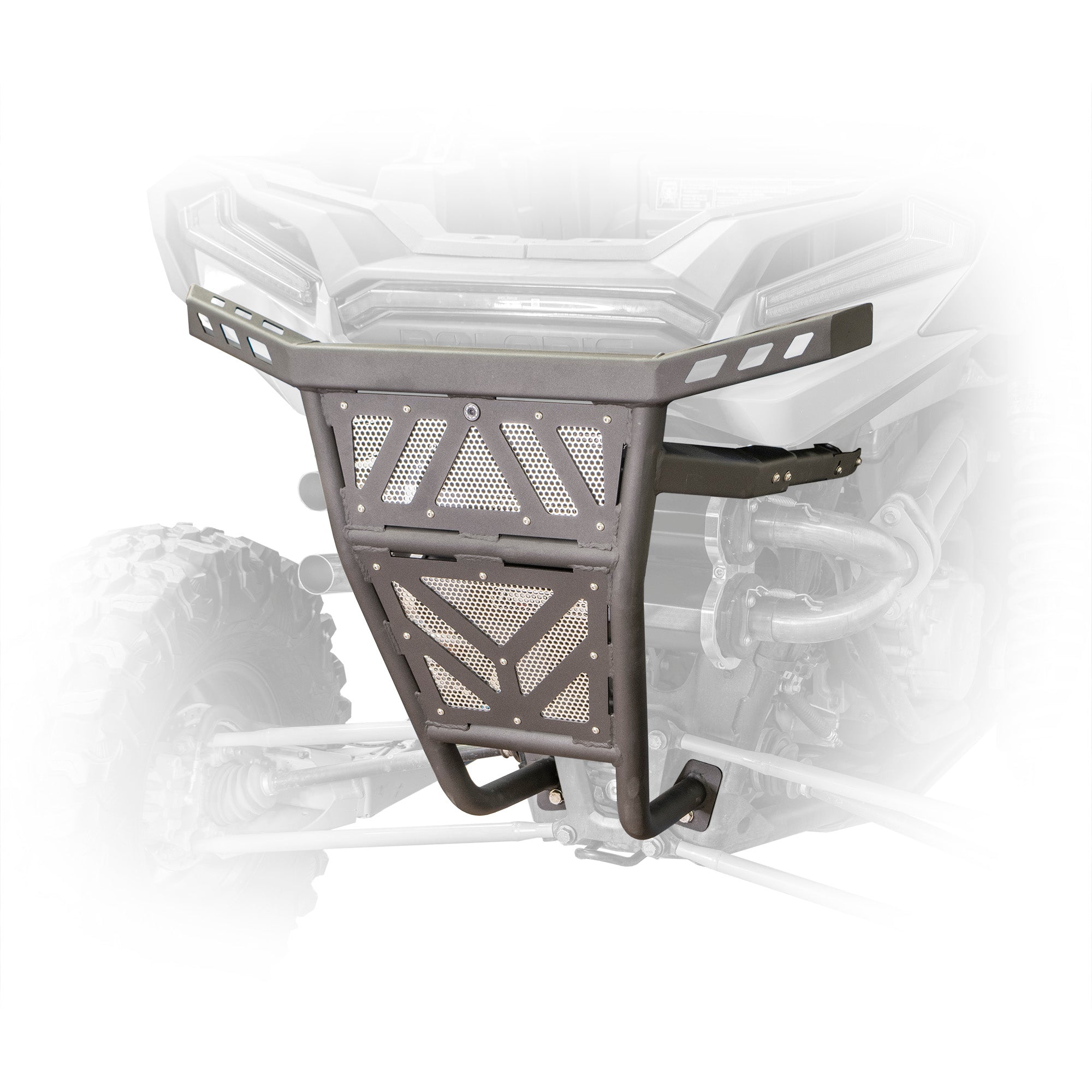 RZR XP 1000 rear bumper installed on vehicle